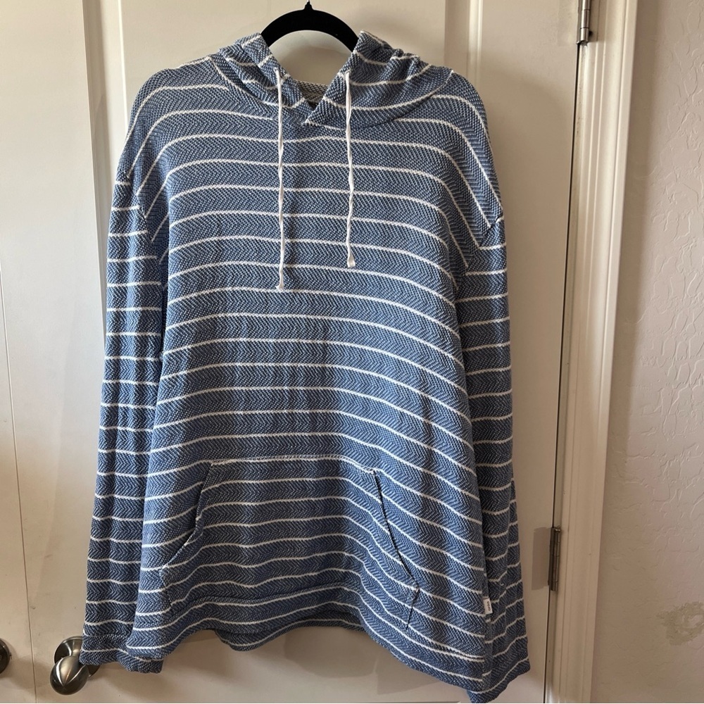 Onia Micah Striped Cotton-Blend Hoodie